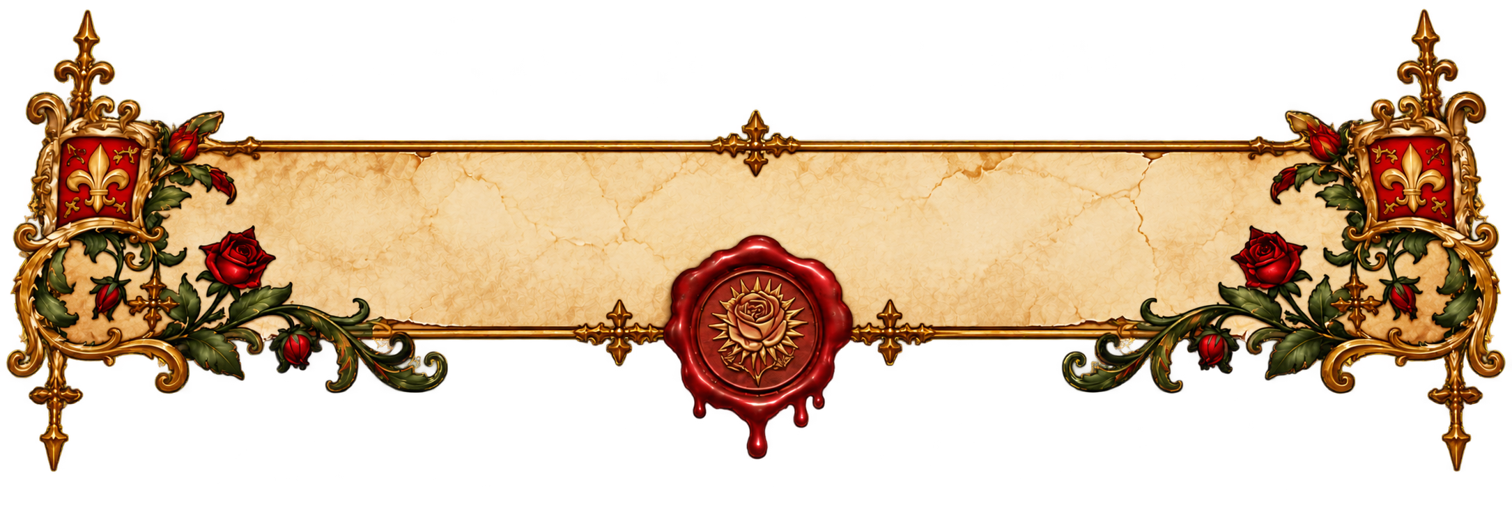 Ornate Heraldic Rose Banner.png